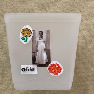 NEW Frida & flowers hand sewn small container